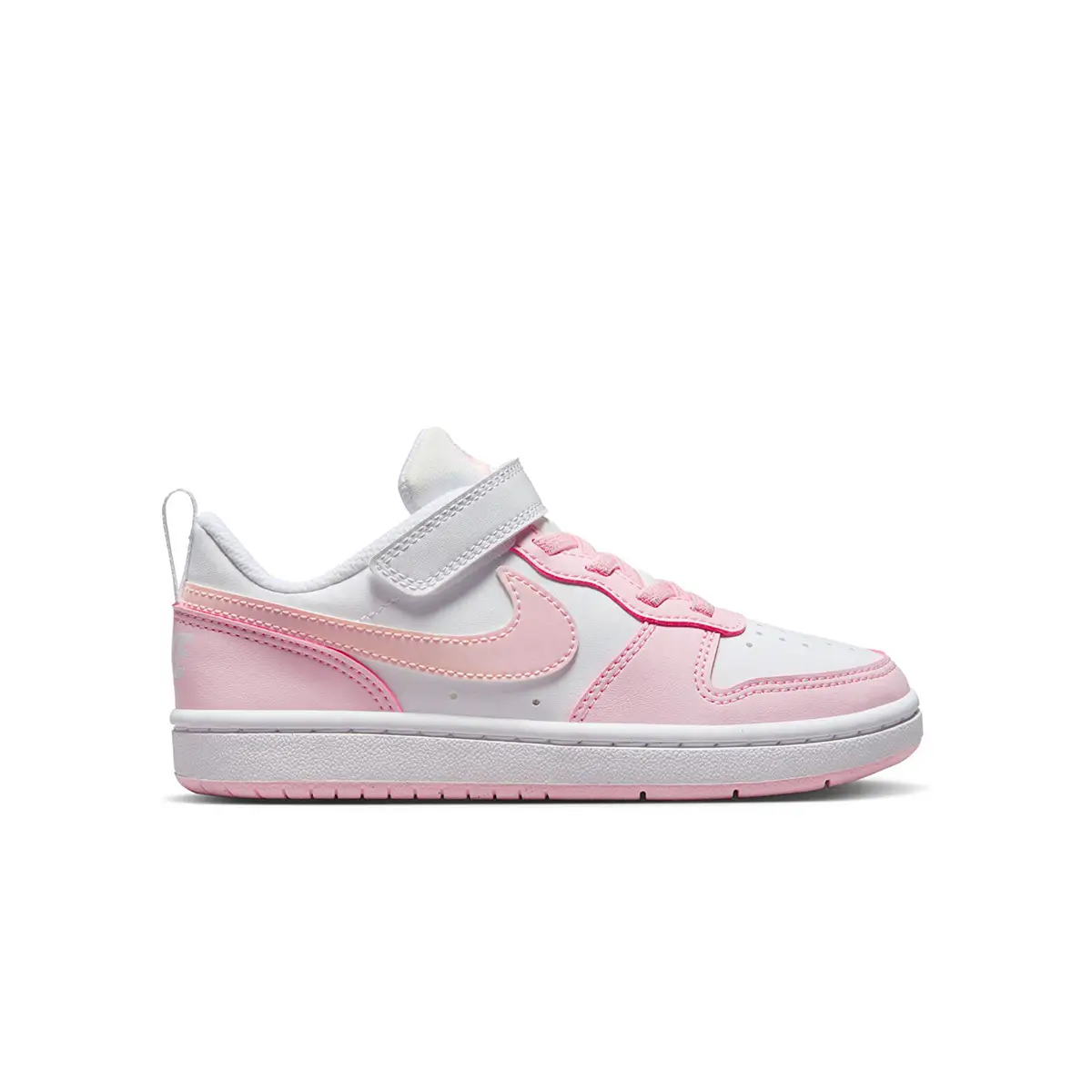 Court Borough Low Recraft Ps Beyaz & Pembe Çocuk Sneaker & Günlük Spor Ayakkabı