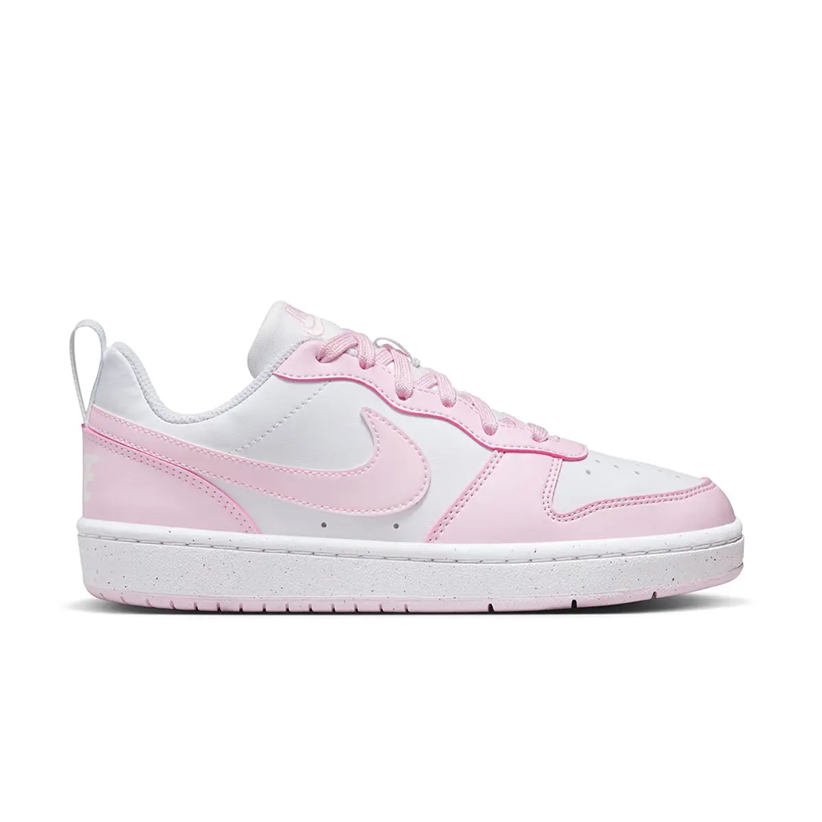 Court Borough Low Recraft (Gs) Beyaz & Pembe Sneaker & Günlük Spor Ayakkabı