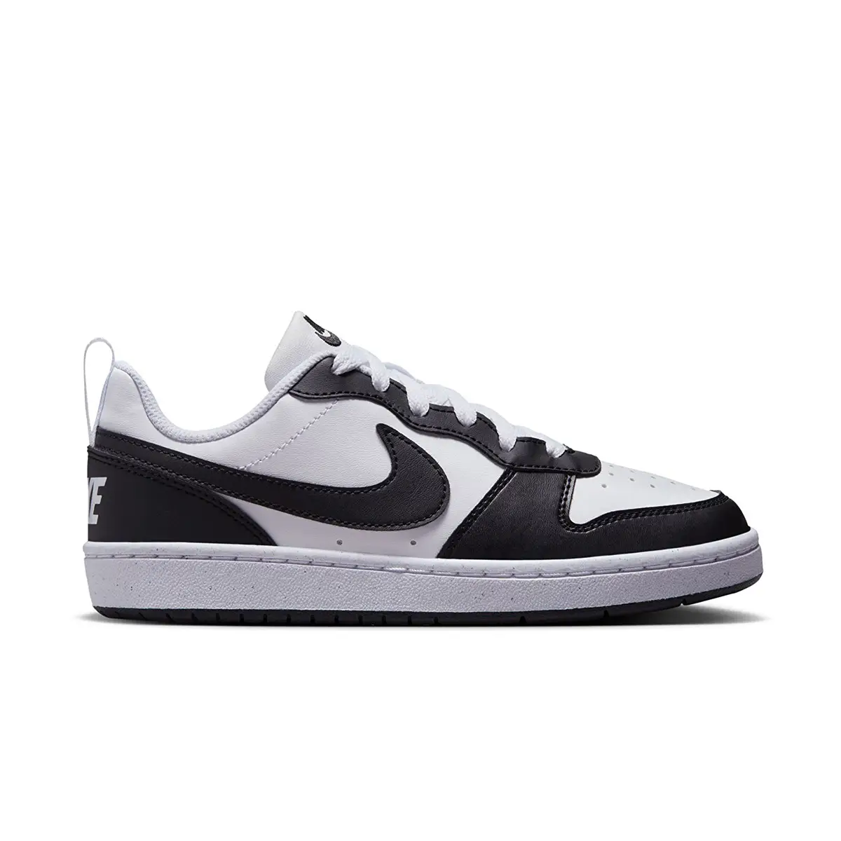 Court Borough Low Recraft (Gs) Beyaz & Siyah Sneaker & Günlük Spor Ayakkabı